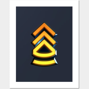 Sergeant First Class - Military Insignia Posters and Art